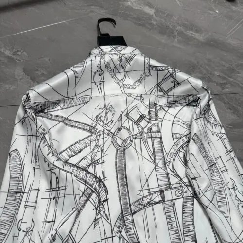 Replica Hermes Shirts Long Sleeved For Men #1470311 $64.00 USD for Wholesale