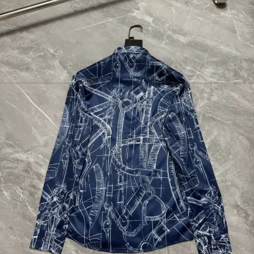 Replica Hermes Shirts Long Sleeved For Men #1470312 $64.00 USD for Wholesale