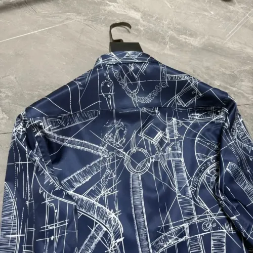 Replica Hermes Shirts Long Sleeved For Men #1470312 $64.00 USD for Wholesale