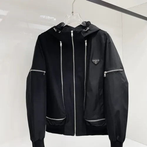 Wholesale Prada Jackets Long Sleeved For Men #1470313 $102.00 USD, Wholesale Quality Replica Prada Jackets