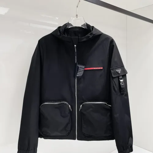 Wholesale Prada Jackets Long Sleeved For Men #1470315 $102.00 USD, Wholesale Quality Replica Prada Jackets