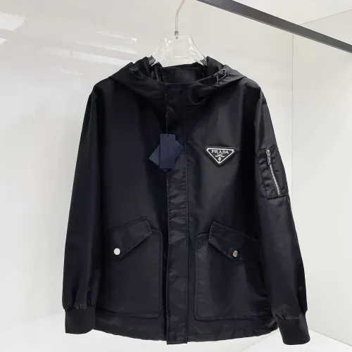 Wholesale Prada Jackets Long Sleeved For Men #1470319 $102.00 USD, Wholesale Quality Replica Prada Jackets