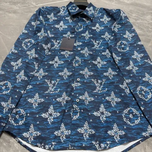 Replica Louis Vuitton LV Shirts Long Sleeved For Men #1470320 $64.00 USD for Wholesale