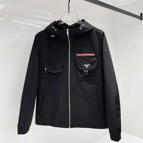 Wholesale Prada Jackets Long Sleeved For Men #1470324 $102.00 USD, Wholesale Quality Replica Prada Jackets