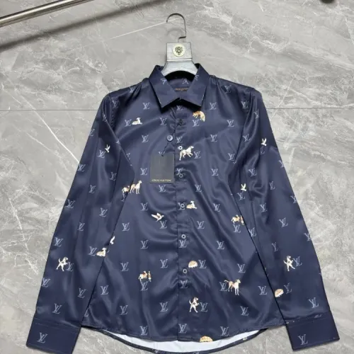 Wholesale Louis Vuitton LV Shirts Long Sleeved For Men #1470325 $64.00 USD, Wholesale Quality Replica Louis Vuitton LV Shirts