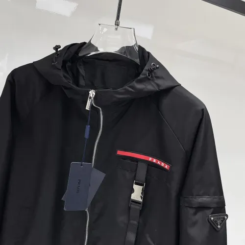 Replica Prada Jackets Long Sleeved For Men #1470327 $102.00 USD for Wholesale