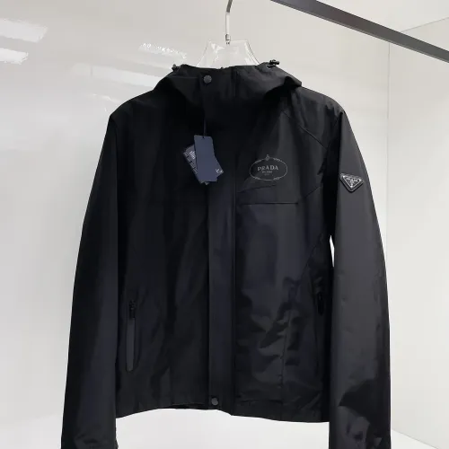 Wholesale Prada Jackets Long Sleeved For Men #1470334 $102.00 USD, Wholesale Quality Replica Prada Jackets