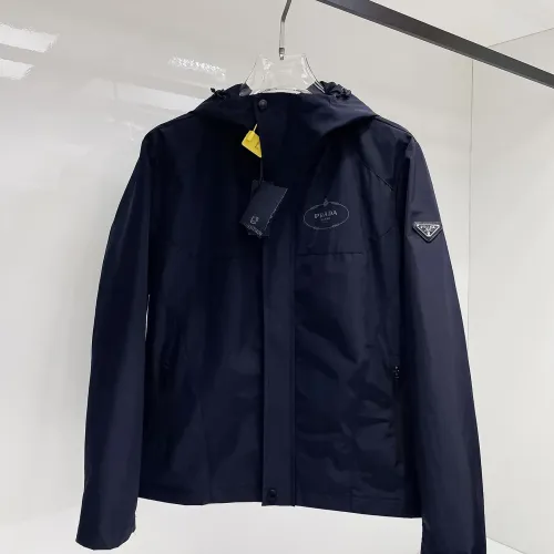 Wholesale Prada Jackets Long Sleeved For Men #1470335 $102.00 USD, Wholesale Quality Replica Prada Jackets