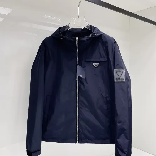 Wholesale Prada Jackets Long Sleeved For Men #1470340 $102.00 USD, Wholesale Quality Replica Prada Jackets