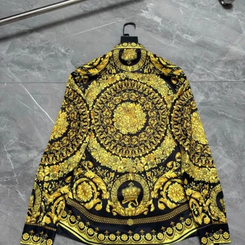 Replica Versace Shirts Long Sleeved For Men #1470346 $64.00 USD for Wholesale