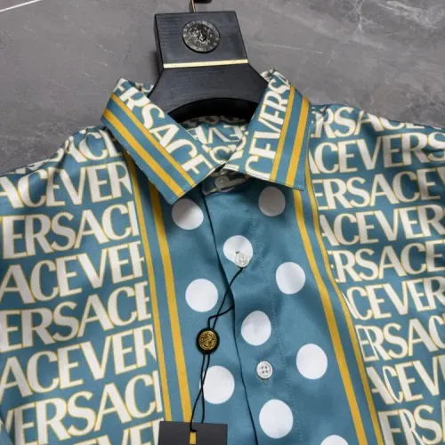 Replica Versace Shirts Long Sleeved For Men #1470347 $64.00 USD for Wholesale