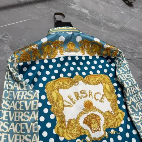 Replica Versace Shirts Long Sleeved For Men #1470347 $64.00 USD for Wholesale