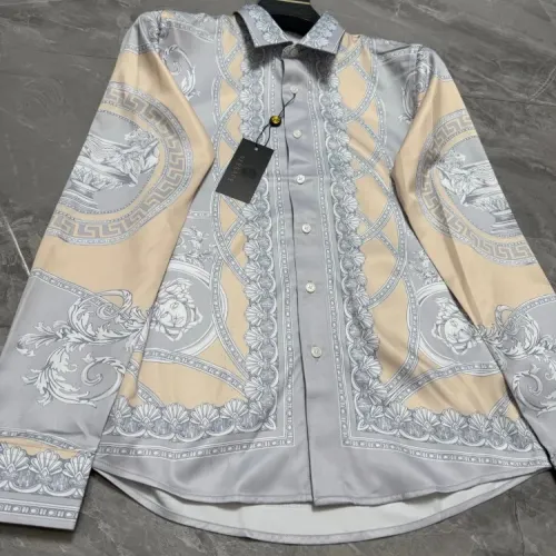 Replica Versace Shirts Long Sleeved For Men #1470348 $64.00 USD for Wholesale