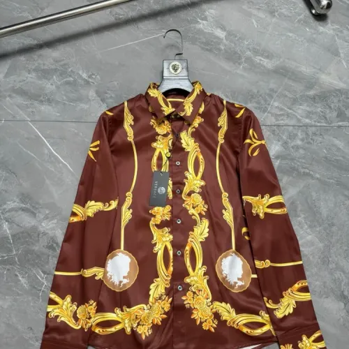 Wholesale Versace Shirts Long Sleeved For Men #1470351 $64.00 USD, Wholesale Quality Replica Versace Shirts