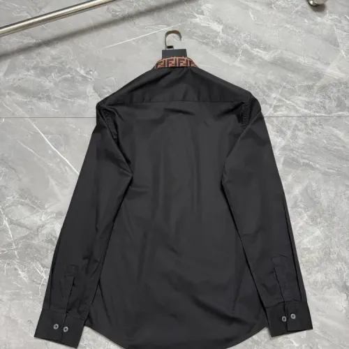 Replica Fendi Shirts Long Sleeved For Men #1470381 $72.00 USD for Wholesale