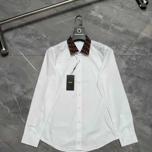 Wholesale Fendi Shirts Long Sleeved For Men #1470382 $72.00 USD, Wholesale Quality Replica Fendi Shirts