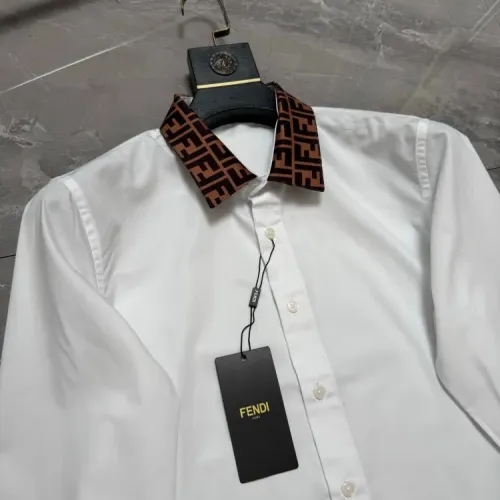 Replica Fendi Shirts Long Sleeved For Men #1470382 $72.00 USD for Wholesale