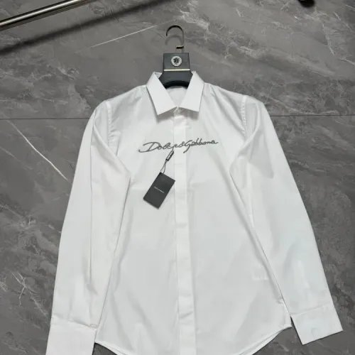 Wholesale Dolce &amp; Gabbana D&amp;G Shirts Long Sleeved For Men #1470383 $72.00 USD, Wholesale Quality Replica Dolce &amp; Gabbana D&amp;G Shirts