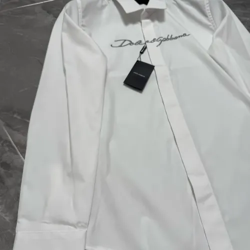 Replica Dolce & Gabbana D&G Shirts Long Sleeved For Men #1470383 $72.00 USD for Wholesale
