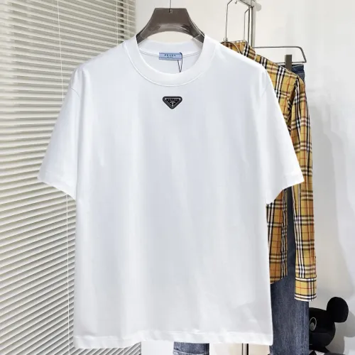 Wholesale Prada T-Shirts Short Sleeved For Men #1470389 $60.00 USD, Wholesale Quality Replica Prada T-Shirts