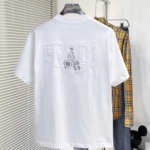 Wholesale Prada T-Shirts Short Sleeved For Men #1470392 $60.00 USD, Wholesale Quality Replica Prada T-Shirts