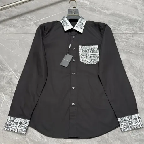 Wholesale Dolce &amp; Gabbana D&amp;G Shirts Long Sleeved For Men #1470394 $72.00 USD, Wholesale Quality Replica Dolce &amp; Gabbana D&amp;G Shirts