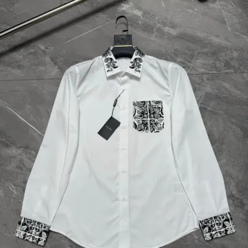 Wholesale Dolce &amp; Gabbana D&amp;G Shirts Long Sleeved For Men #1470395 $72.00 USD, Wholesale Quality Replica Dolce &amp; Gabbana D&amp;G Shirts