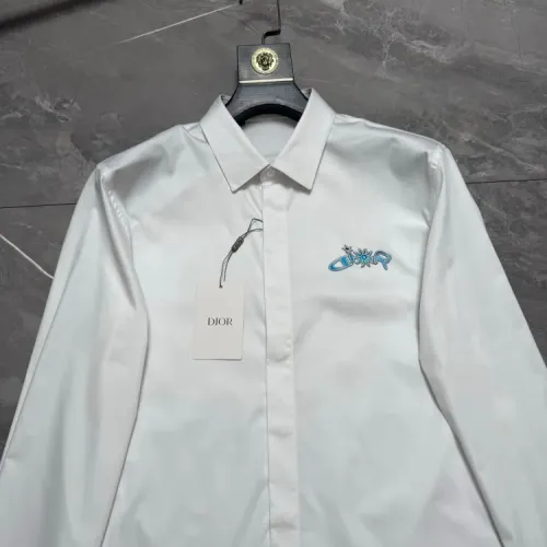 Replica Christian Dior Shirts Long Sleeved For Men #1470402 $72.00 USD for Wholesale