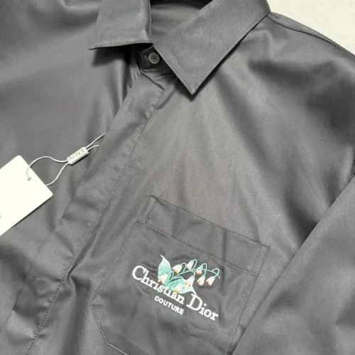 Replica Christian Dior Shirts Long Sleeved For Men #1470410 $72.00 USD for Wholesale