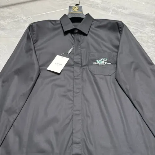 Replica Christian Dior Shirts Long Sleeved For Men #1470410 $72.00 USD for Wholesale