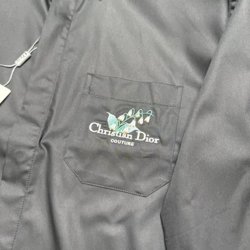 Replica Christian Dior Shirts Long Sleeved For Men #1470410 $72.00 USD for Wholesale