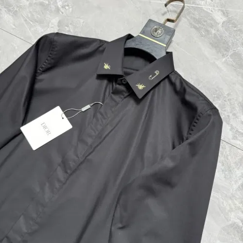 Replica Christian Dior Shirts Long Sleeved For Men #1470416 $72.00 USD for Wholesale