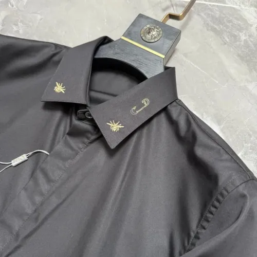 Replica Christian Dior Shirts Long Sleeved For Men #1470416 $72.00 USD for Wholesale