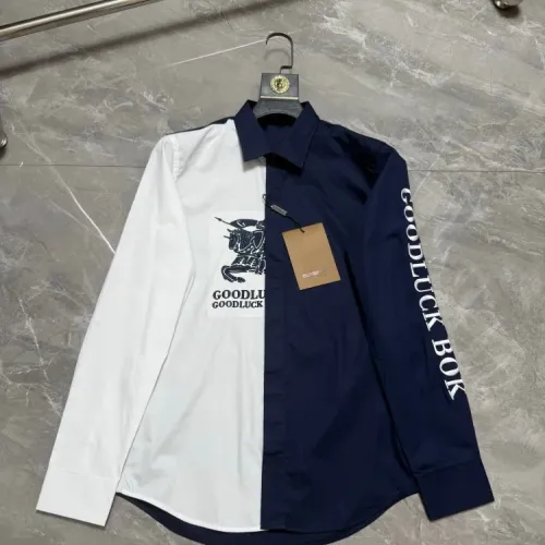 Wholesale Burberry Shirts Long Sleeved For Men #1470421 $72.00 USD, Wholesale Quality Replica Burberry Shirts