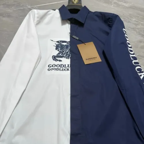 Replica Burberry Shirts Long Sleeved For Men #1470421 $72.00 USD for Wholesale