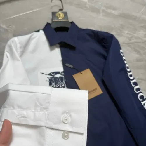Replica Burberry Shirts Long Sleeved For Men #1470421 $72.00 USD for Wholesale