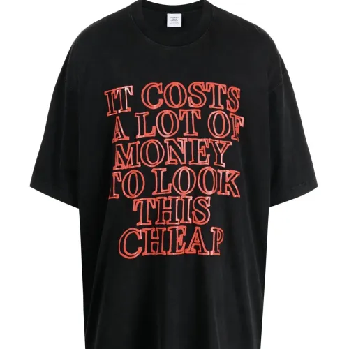 Wholesale VETEMENTS T-Shirts Short Sleeved For Unisex #1470464 $36.00 USD, Wholesale Quality Replica VETEMENTS T-Shirts