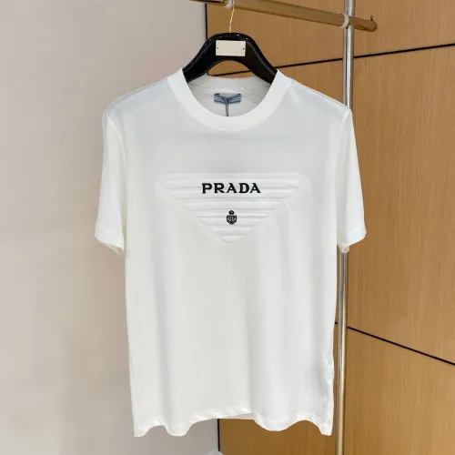 Wholesale Prada T-Shirts Short Sleeved For Men #1470497 $60.00 USD, Wholesale Quality Replica Prada T-Shirts