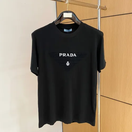 Wholesale Prada T-Shirts Short Sleeved For Men #1470498 $60.00 USD, Wholesale Quality Replica Prada T-Shirts