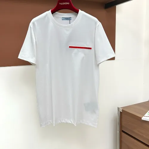 Wholesale Prada T-Shirts Short Sleeved For Men #1470531 $60.00 USD, Wholesale Quality Replica Prada T-Shirts