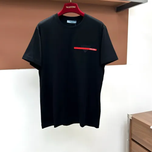 Wholesale Prada T-Shirts Short Sleeved For Men #1470532 $60.00 USD, Wholesale Quality Replica Prada T-Shirts