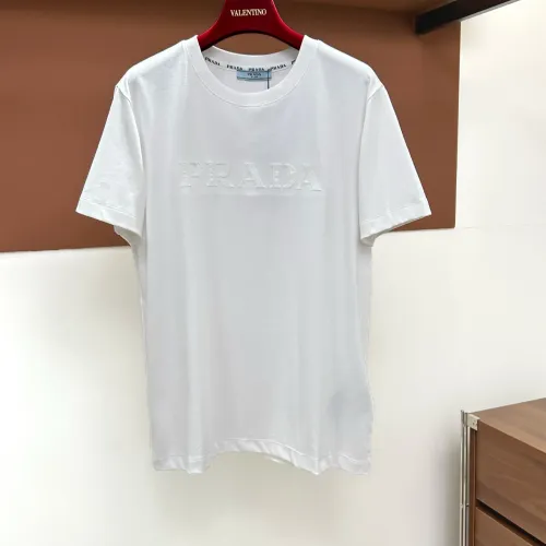 Wholesale Prada T-Shirts Short Sleeved For Men #1470533 $60.00 USD, Wholesale Quality Replica Prada T-Shirts