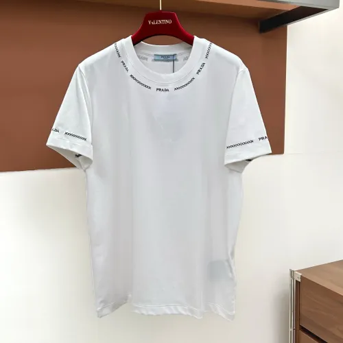 Wholesale Prada T-Shirts Short Sleeved For Men #1470535 $60.00 USD, Wholesale Quality Replica Prada T-Shirts