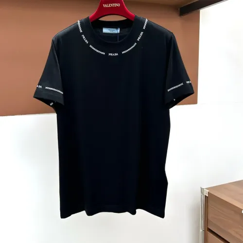 Wholesale Prada T-Shirts Short Sleeved For Men #1470536 $60.00 USD, Wholesale Quality Replica Prada T-Shirts