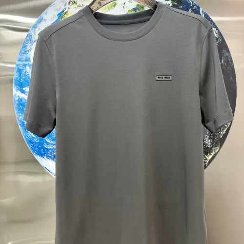 Wholesale MIU MIU T-Shirts Short Sleeved For Men #1470546 $72.00 USD, Wholesale Quality Replica MIU MIU T-Shirts