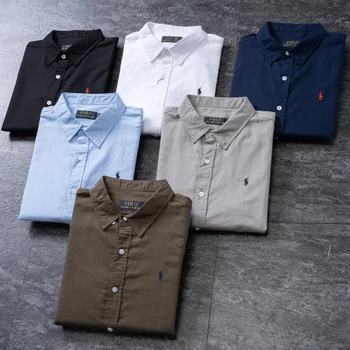 Replica Ralph Lauren Polo Shirts Long Sleeved For Men #1470577 $40.00 USD for Wholesale