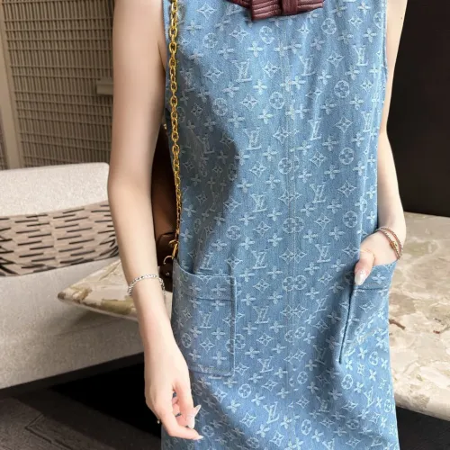 Replica Louis Vuitton LV Dresses Sleeveless For Women #1470581 $98.00 USD for Wholesale