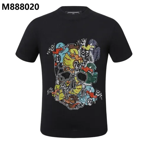 Wholesale Philipp Plein PP Sweaters Short Sleeved For Men #1470605 $39.00 USD, Wholesale Quality Replica Philipp Plein PP Sweaters