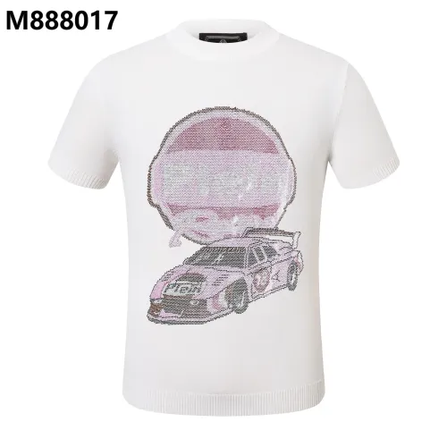Wholesale Philipp Plein PP Sweaters Short Sleeved For Men #1470608 $39.00 USD, Wholesale Quality Replica Philipp Plein PP Sweaters