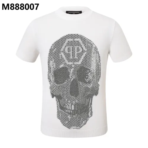 Wholesale Philipp Plein PP Sweaters Short Sleeved For Men #1470612 $39.00 USD, Wholesale Quality Replica Philipp Plein PP Sweaters